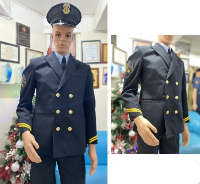 BFP DRESS BLUE/WHITE